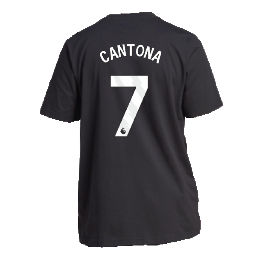 2023-2024 Man Utd DNA Graphic Tee (Black) (Cantona 7)