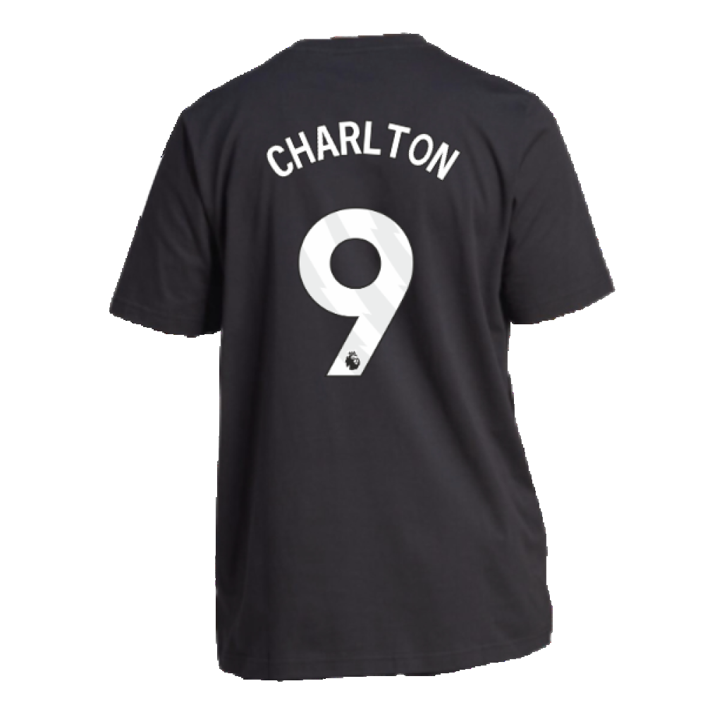 2023-2024 Man Utd DNA Graphic Tee (Black) (Charlton 9)