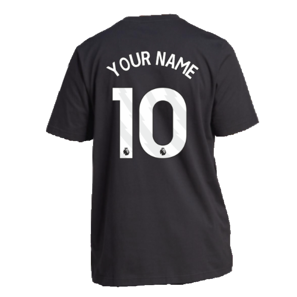 2023-2024 Man Utd DNA Graphic Tee (Black) (Your Name)