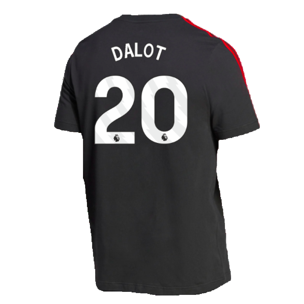 2023-2024 Man Utd DNA Tee (Black) (Dalot 20)