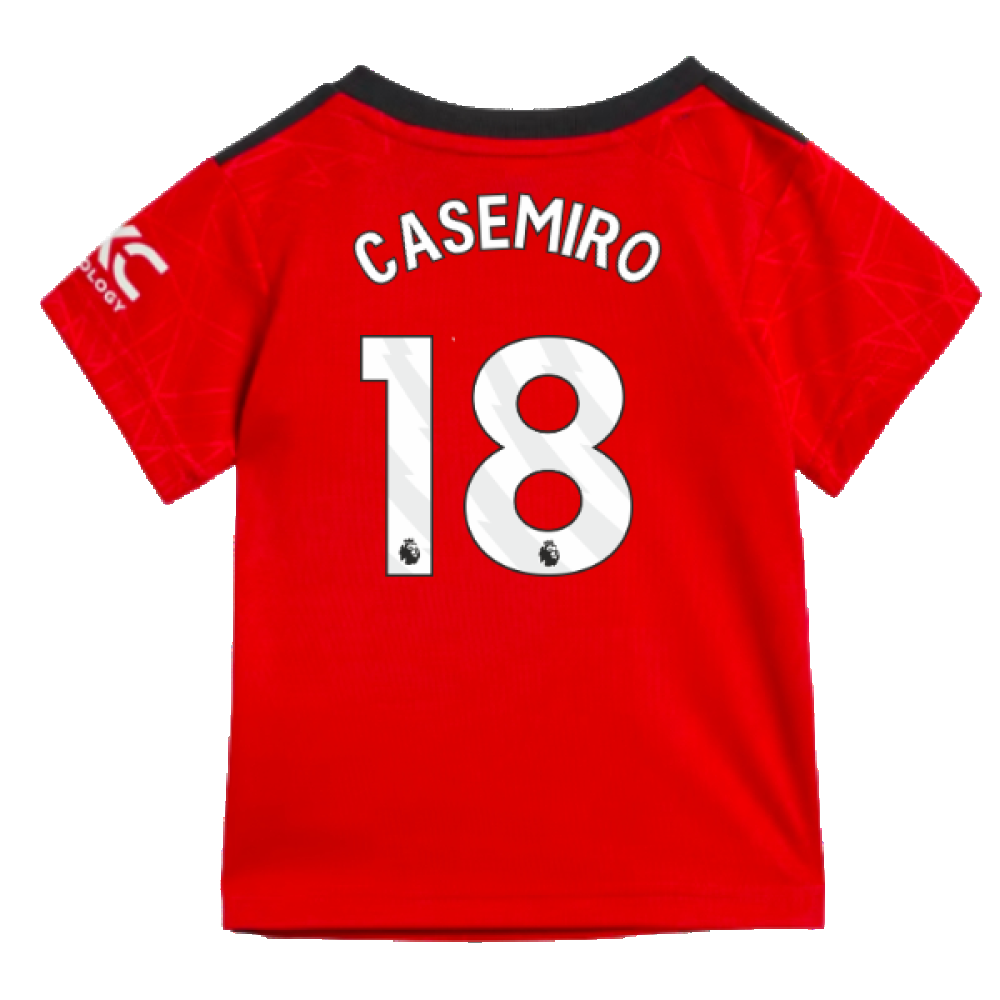 2023-2024 Man Utd Home Baby Kit (Casemiro 18)