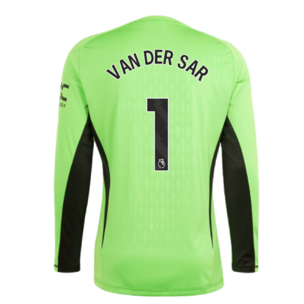 2023-2024 Man Utd Home Goalkeeper Shirt (Solar Green) (VAN DER SAR 1)