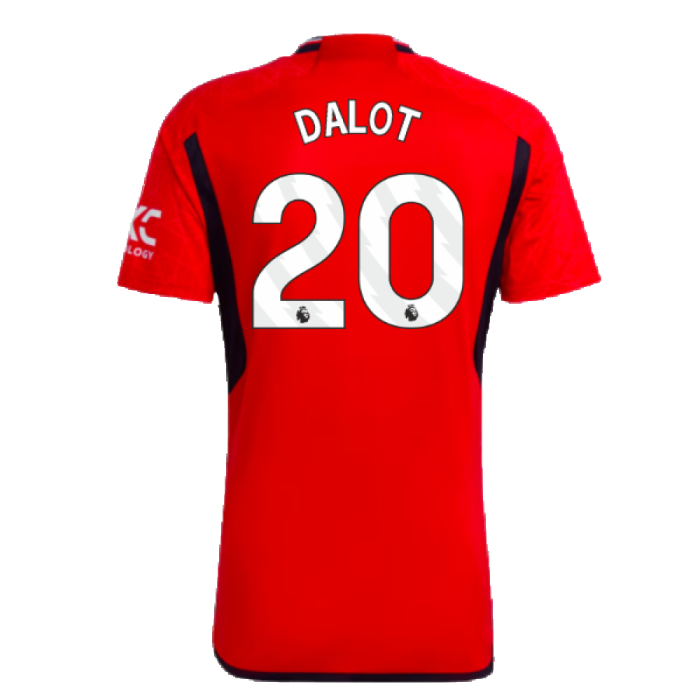 2023-2024 Man Utd Home Shirt (Dalot 20)