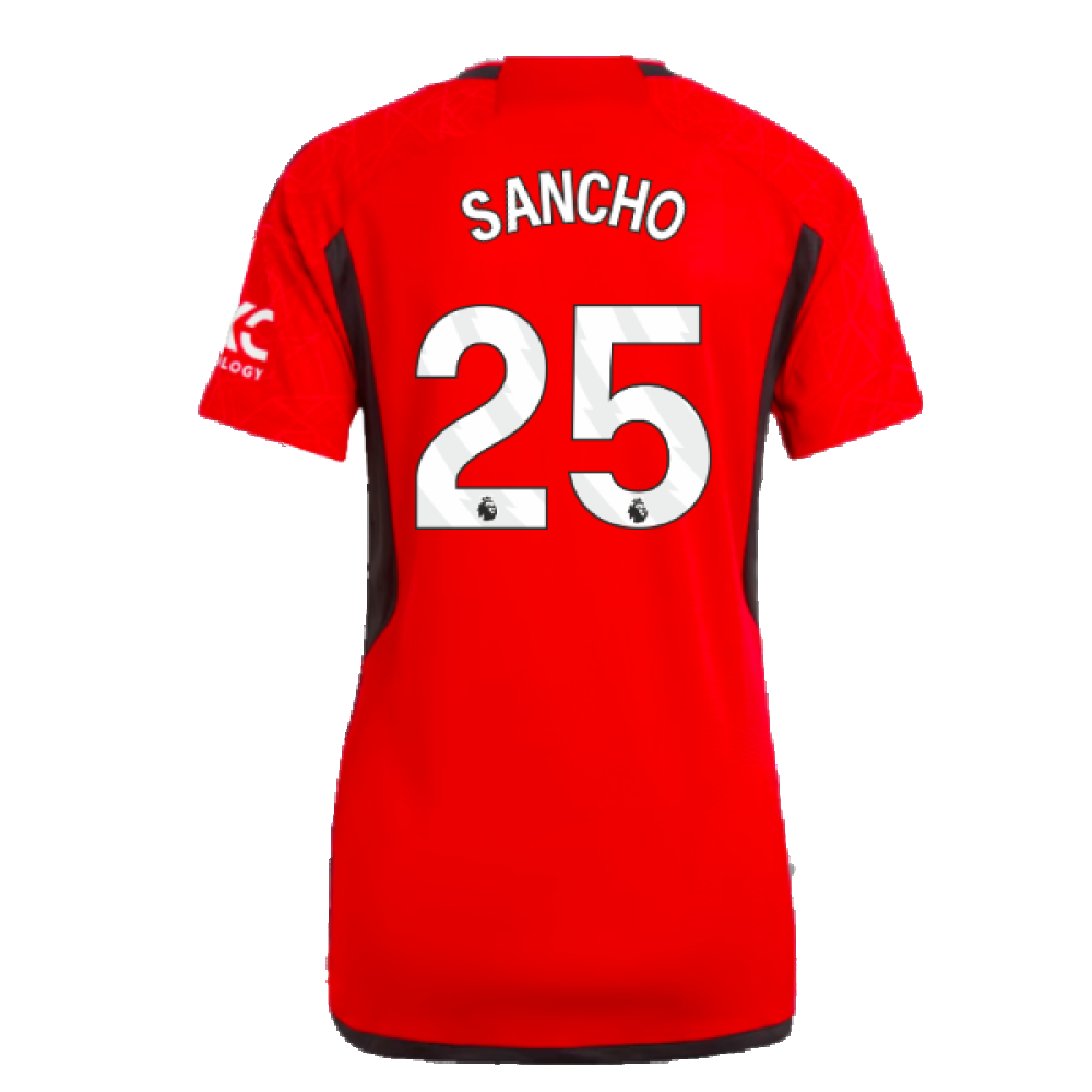 2023-2024 Man Utd Home Shirt (Ladies) (Sancho 25)