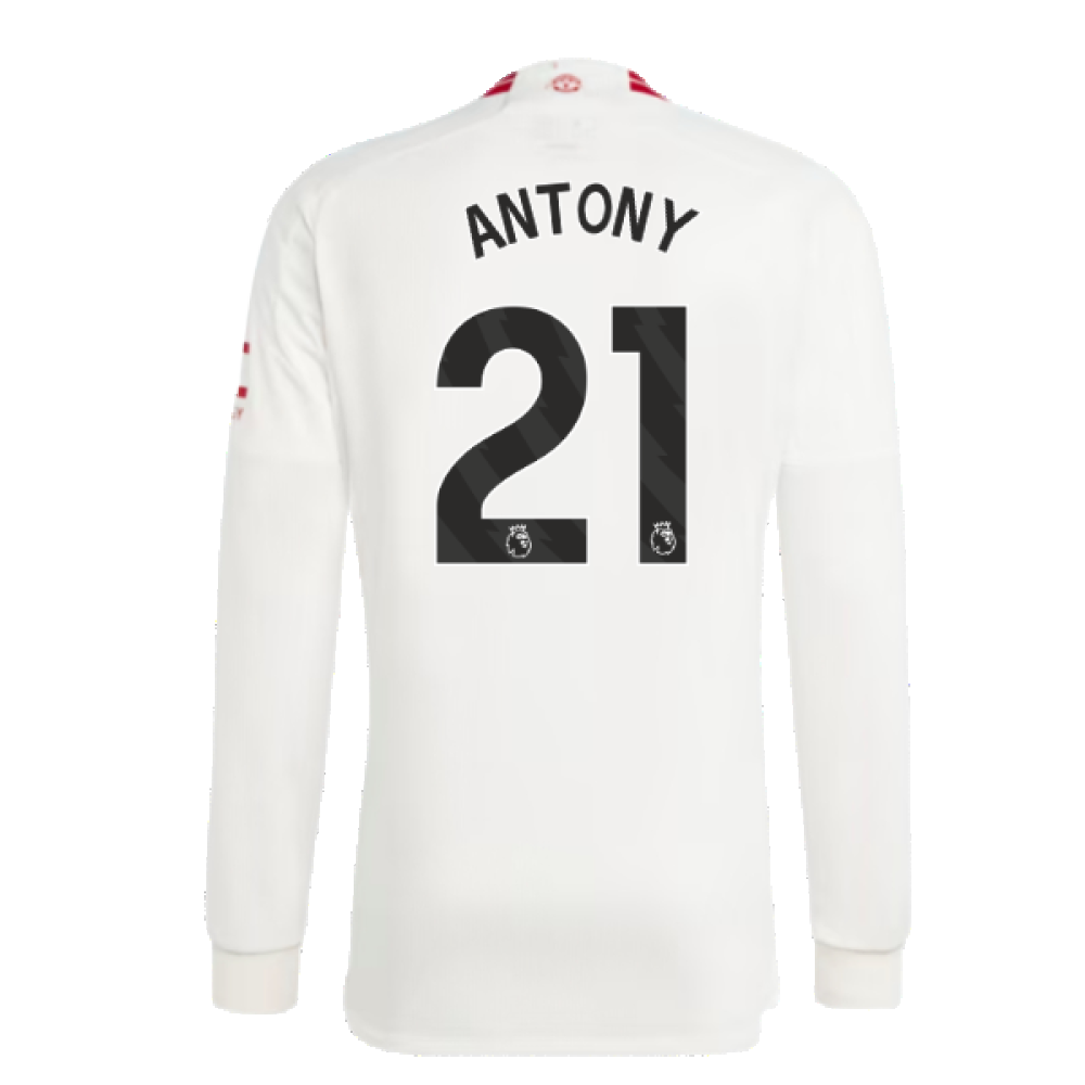 2023-2024 Man Utd Long Sleeve Third Shirt (Antony 21)