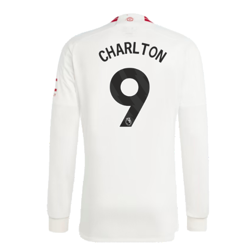 2023-2024 Man Utd Long Sleeve Third Shirt (Charlton 9)