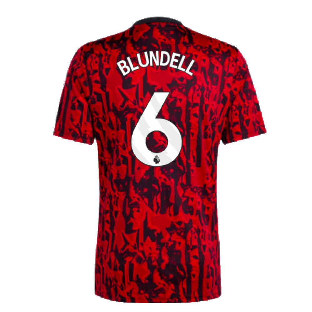 2023-2024 Man Utd Pre-Match Shirt (Red) (Blundell 6)