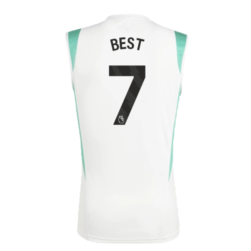 2023-2024 Man Utd Sleeveless Jersey (White) (Best 7)