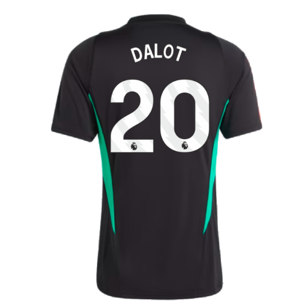 2023-2024 Man Utd Training Jersey (Black) (Dalot 20)