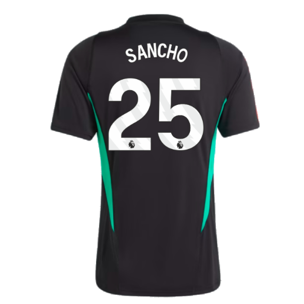 2023-2024 Man Utd Training Jersey (Black) (Sancho 25)