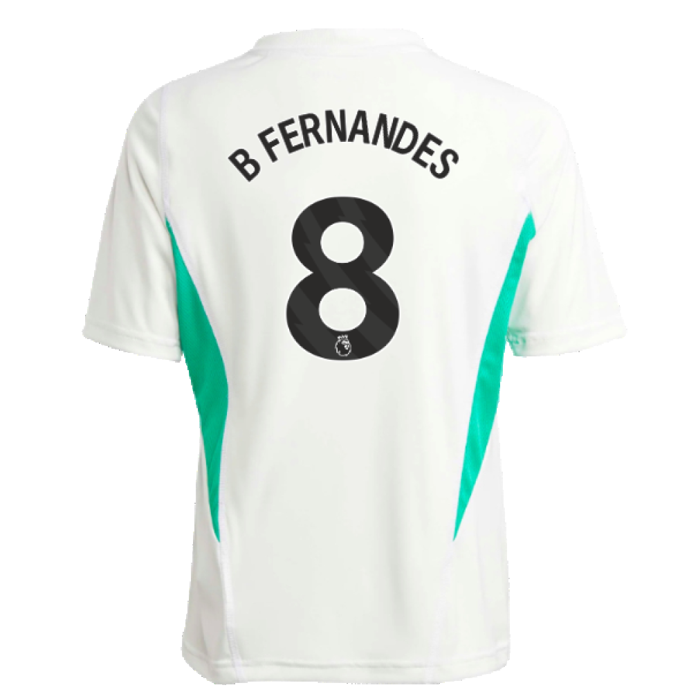 2023-2024 Man Utd Training Jersey (White) - Kids (B Fernandes 8)