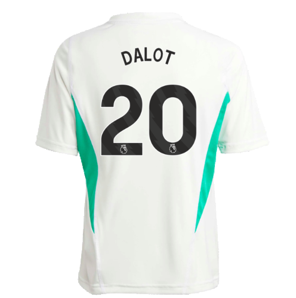 2023-2024 Man Utd Training Jersey (White) - Kids (Dalot 20)