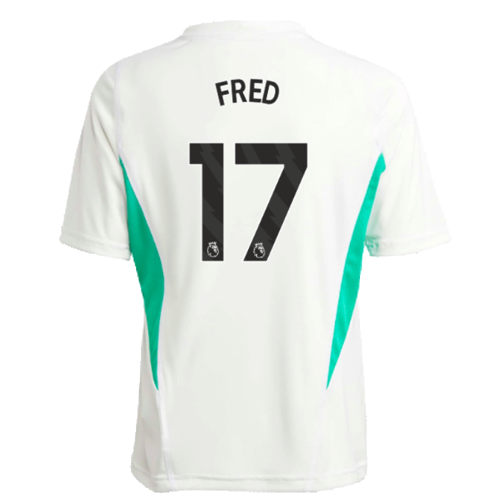 2023-2024 Man Utd Training Jersey (White) - Kids (Fred 17)