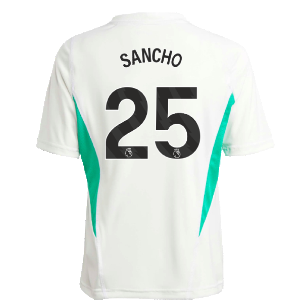 2023-2024 Man Utd Training Jersey (White) - Kids (Sancho 25)