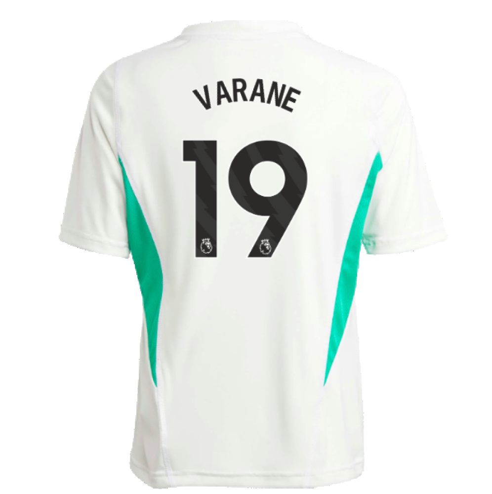 2023-2024 Man Utd Training Jersey (White) - Kids (Varane 19)