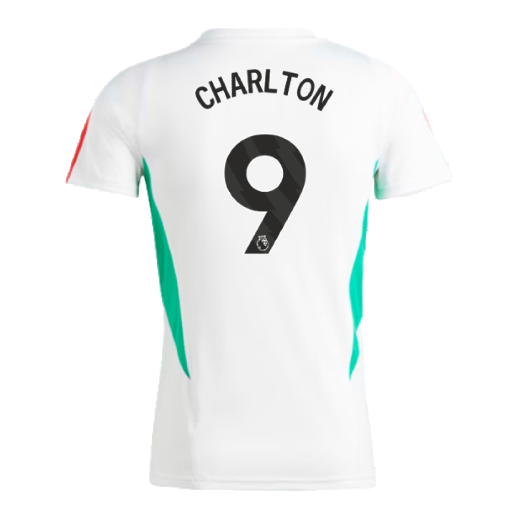 2023-2024 Man Utd Training Jersey (White) - Ladies (Charlton 9)