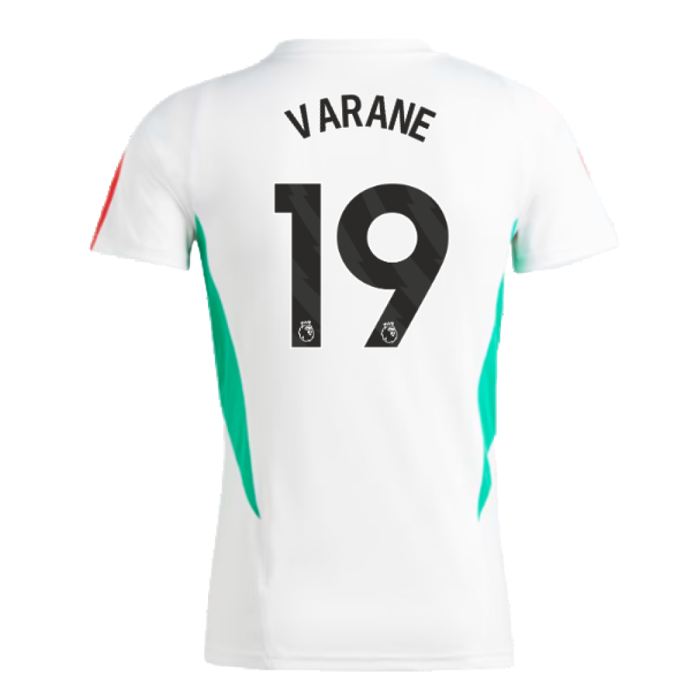 2023-2024 Man Utd Training Jersey (White) - Ladies (Varane 19)