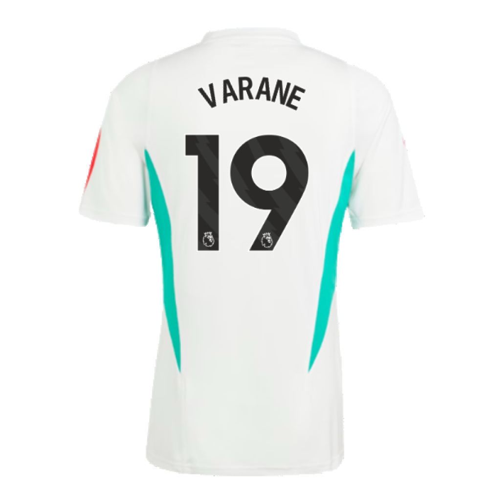 2023-2024 Man Utd Training Jersey (White) (Varane 19)