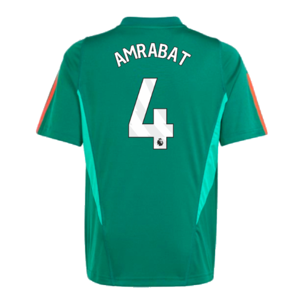 2023-2024 Man Utd Training Shirt (Green) - Kids (Amrabat 4)