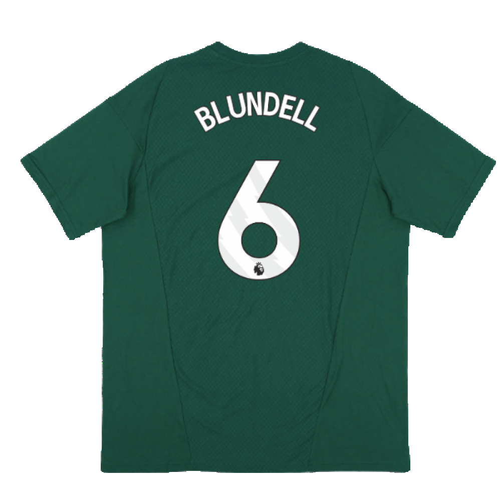 2023-2024 Man Utd Training Tee (Green) (Blundell 6)