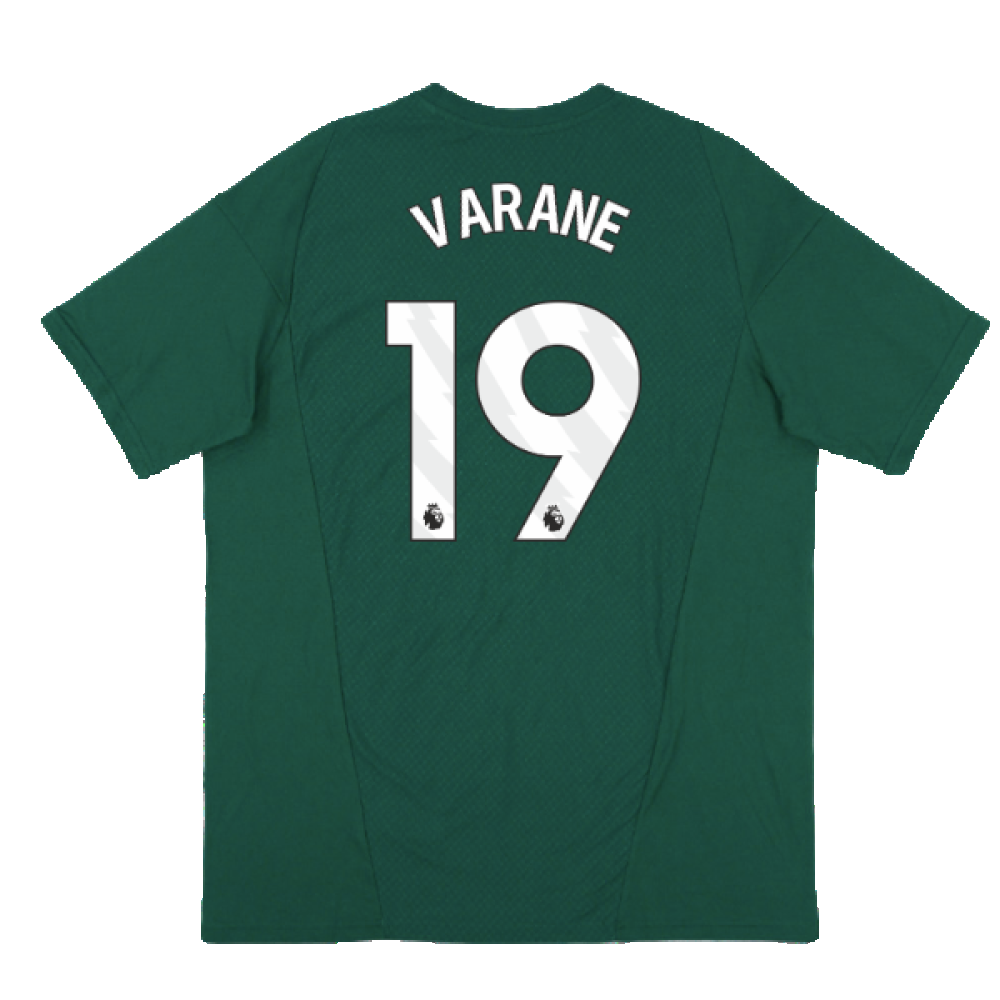 2023-2024 Man Utd Training Tee (Green) (Varane 19)