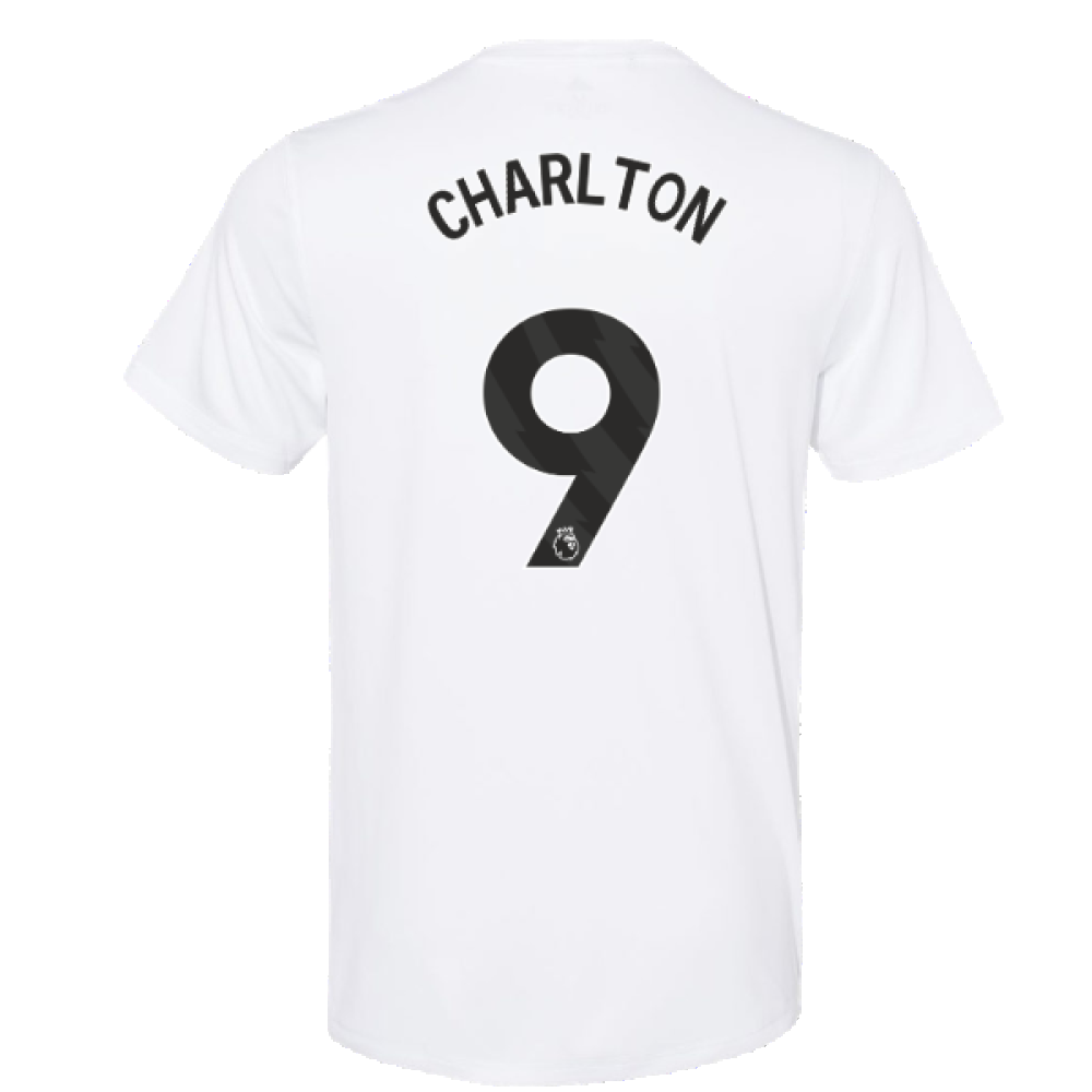 2023-2024 Man Utd Training Tee (White) (Charlton 9)