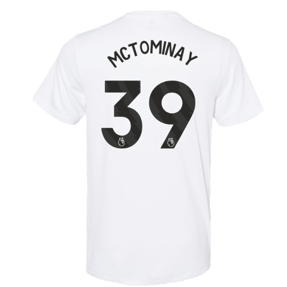 2023-2024 Man Utd Training Tee (White) (McTominay 39)