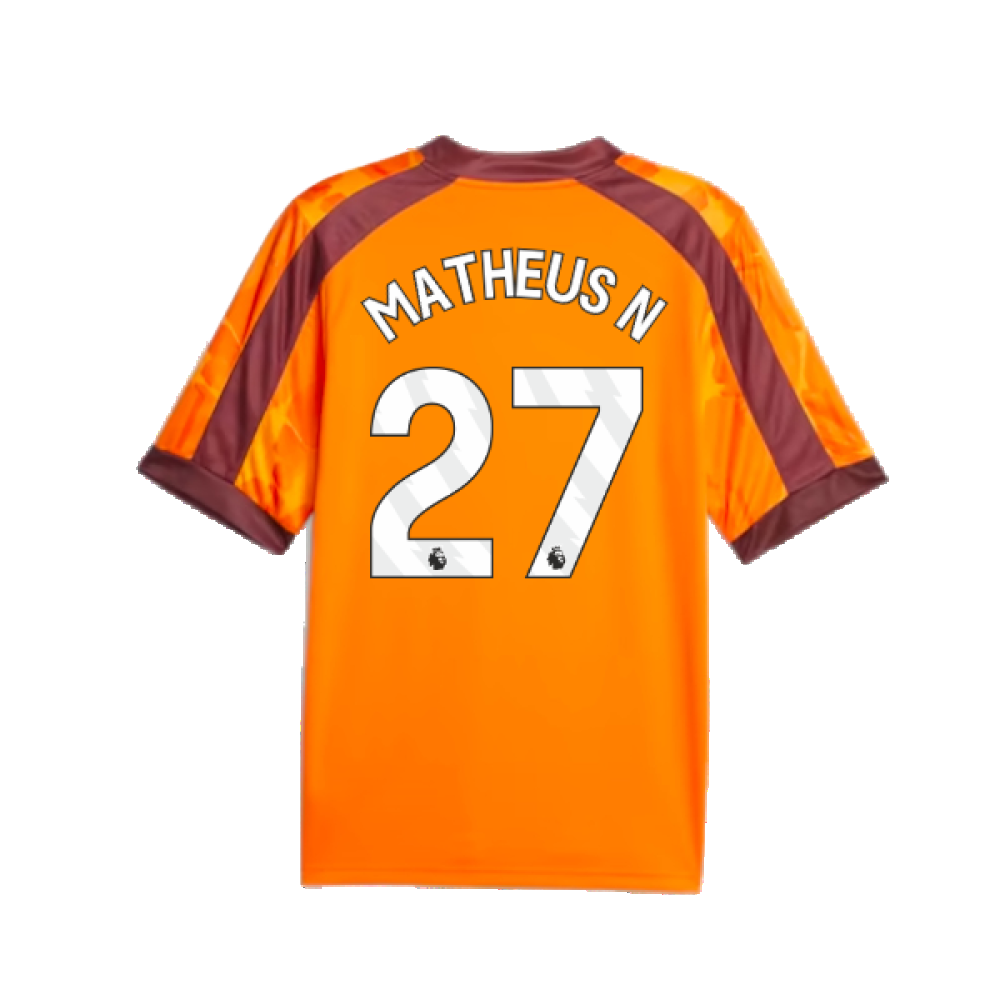 2023-2024 Manchester City eSports Jersey (Orange) (Matheus N 27)