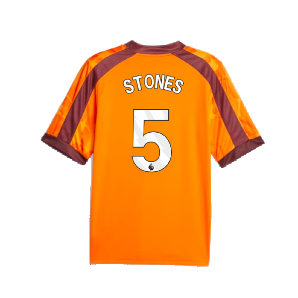 2023-2024 Manchester City eSports Jersey (Orange) (STONES 5)