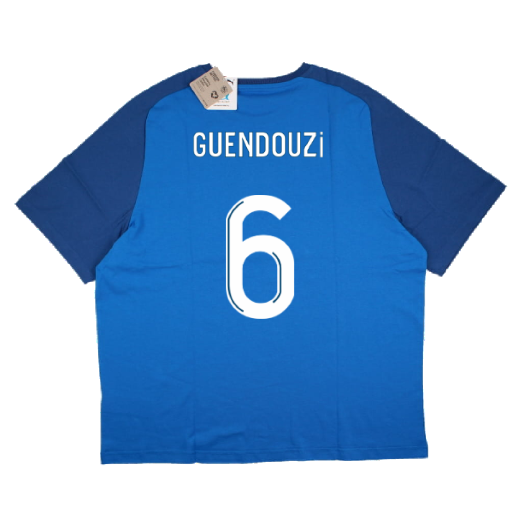 2023-2024 Marseille Casuals Tee (Blue) (Guendouzi 6)