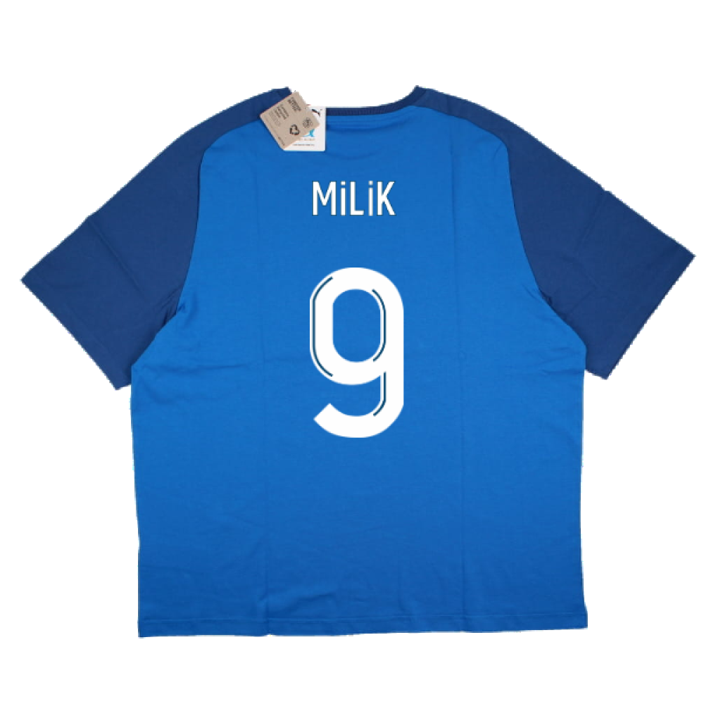 2023-2024 Marseille Casuals Tee (Blue) (Milik 9)