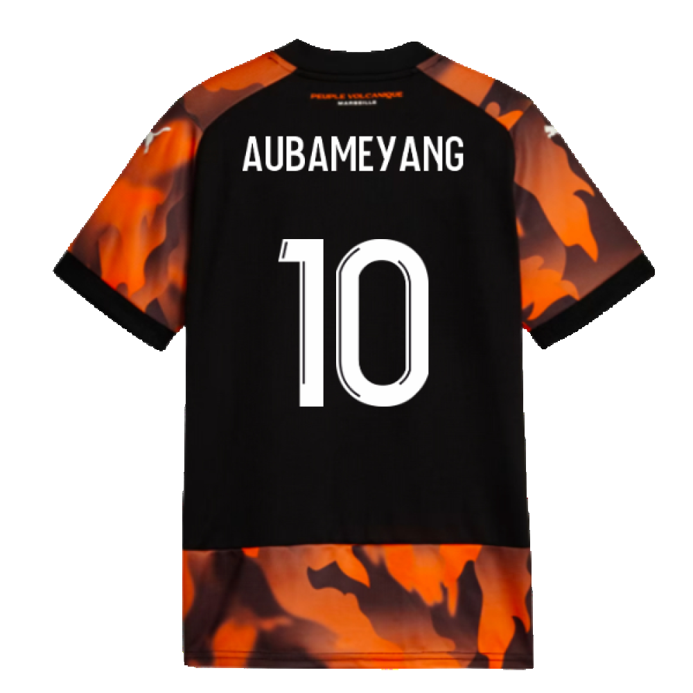 2023-2024 Marseille Third Shirt (Kids) (Aubameyang 10)