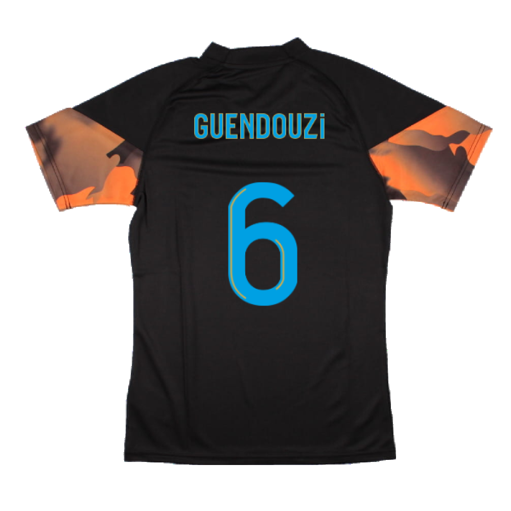 2023-2024 Marseille Training Jersey (Black) (Guendouzi 6)