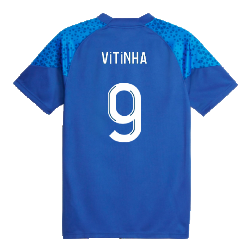 2023-2024 Marseille Training Jersey (Blue) (Vitinha 9)