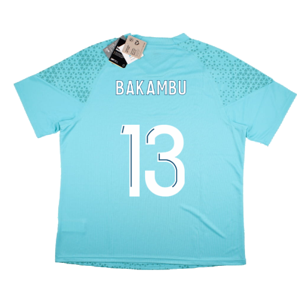 2023-2024 Marseille Training Jersey (Hero Blue) (Bakambu 13)