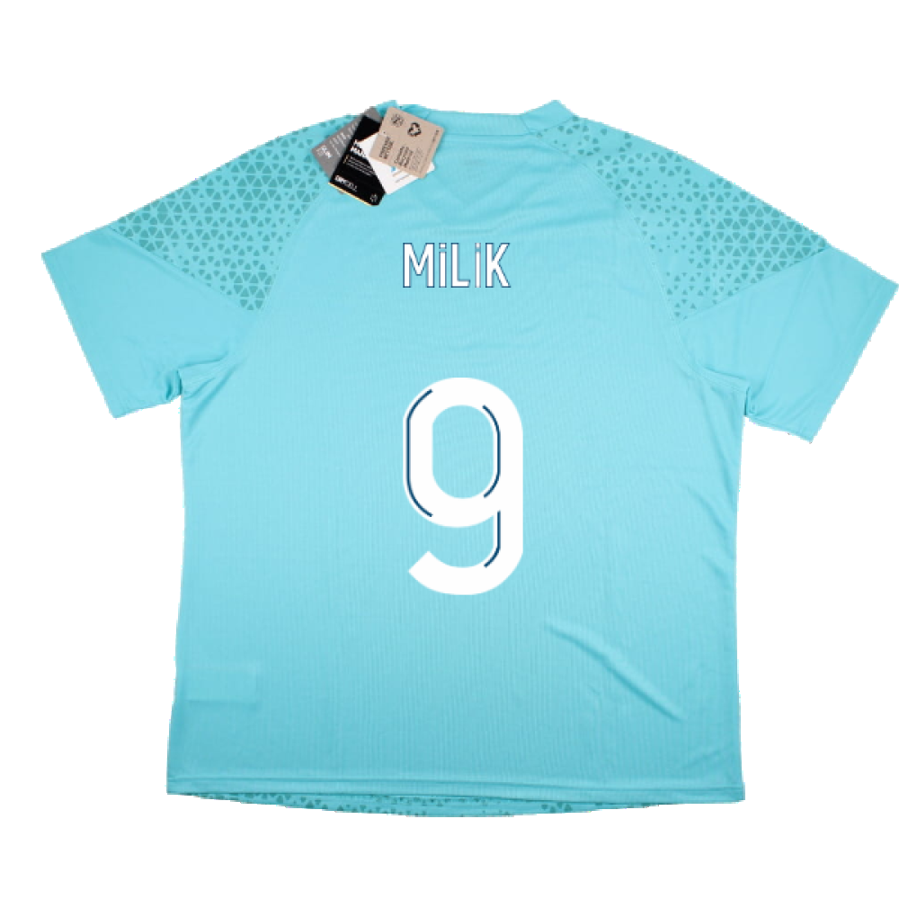 2023-2024 Marseille Training Jersey (Hero Blue) (Milik 9)