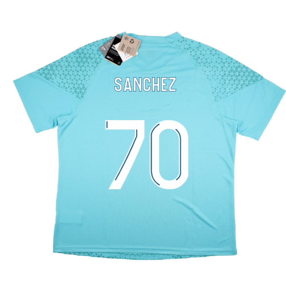 2023-2024 Marseille Training Jersey (Hero Blue) (Sanchez 70)