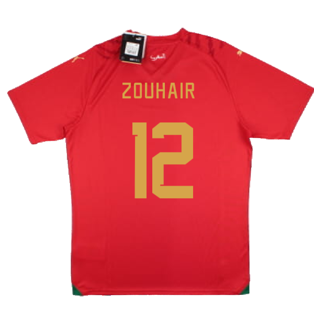 2023-2024 Morocco WWC Home Shirt (Zouhair 12)