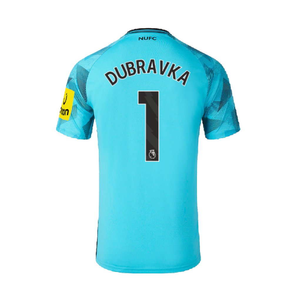 2023-2024 Newcastle Away Goalkeeper Shirt (Blue) - Kids (DUBRAVKA 1)