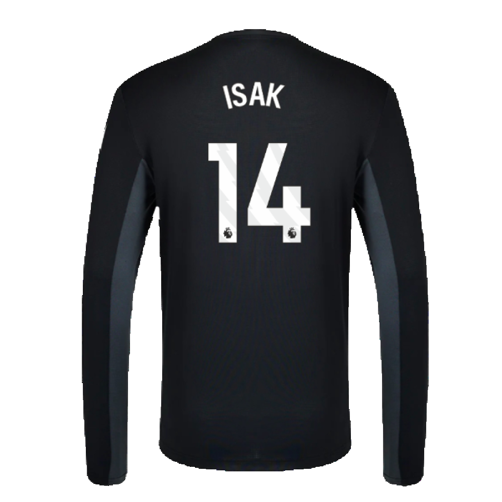 2023-2024 Newcastle Coaches Training Long Sleeve Tee (Black) (Isak 14)