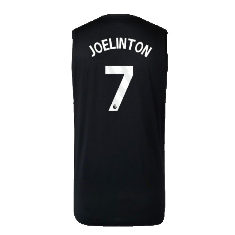 2023-2024 Newcastle Coaches Training Vest (Black) (Joelinton 7)