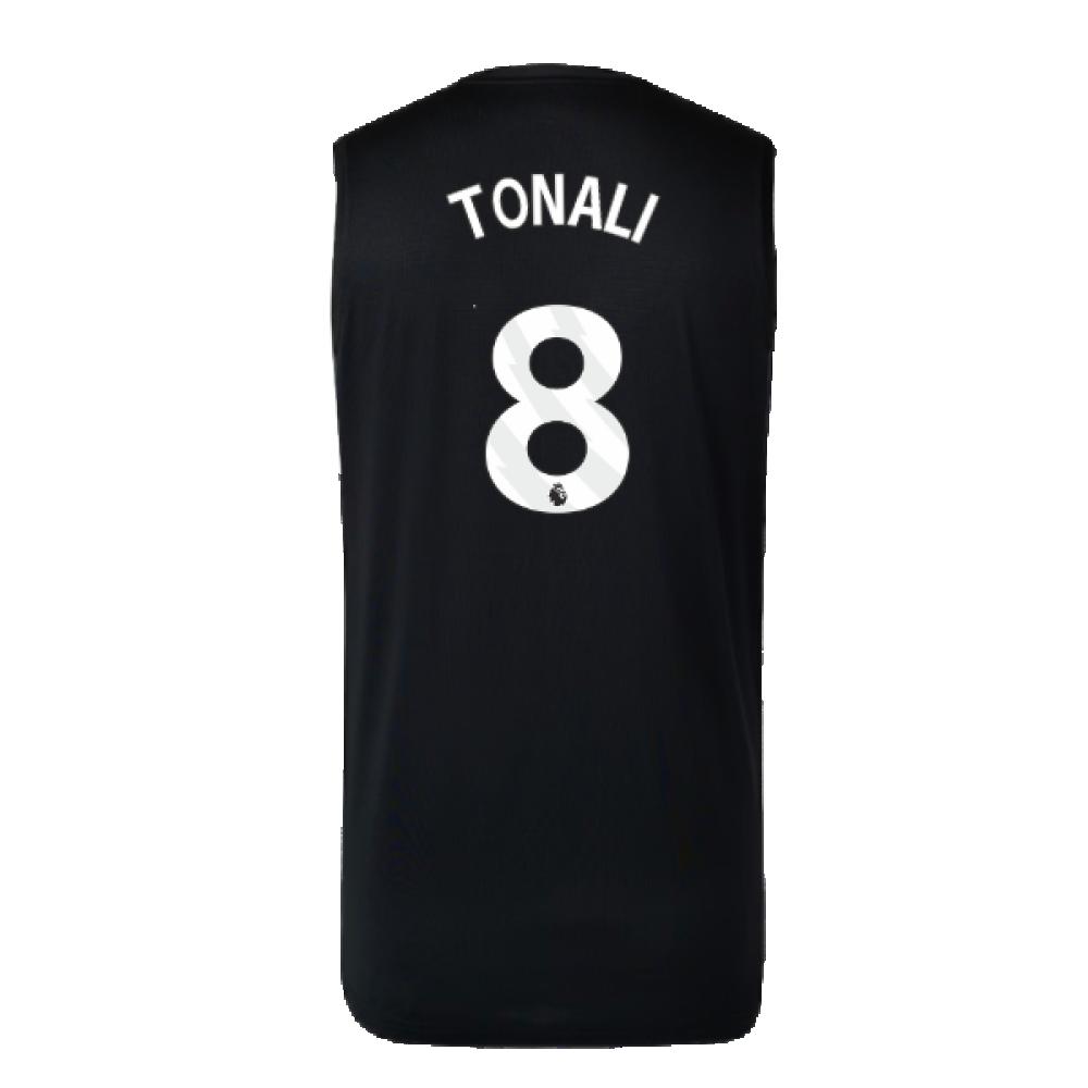 2023-2024 Newcastle Coaches Training Vest (Black) (Tonali 8)