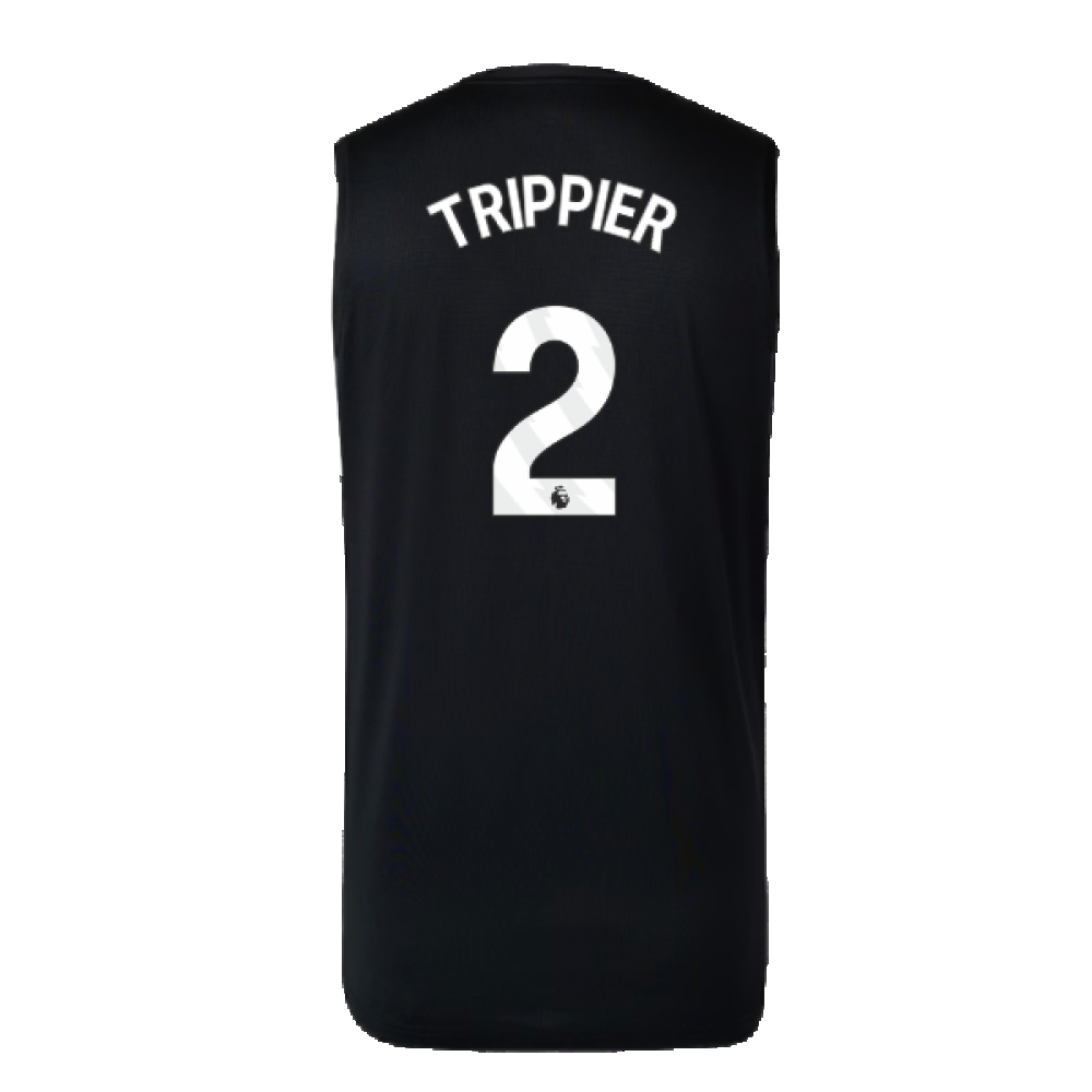 2023-2024 Newcastle Coaches Training Vest (Black) (Trippier 2)