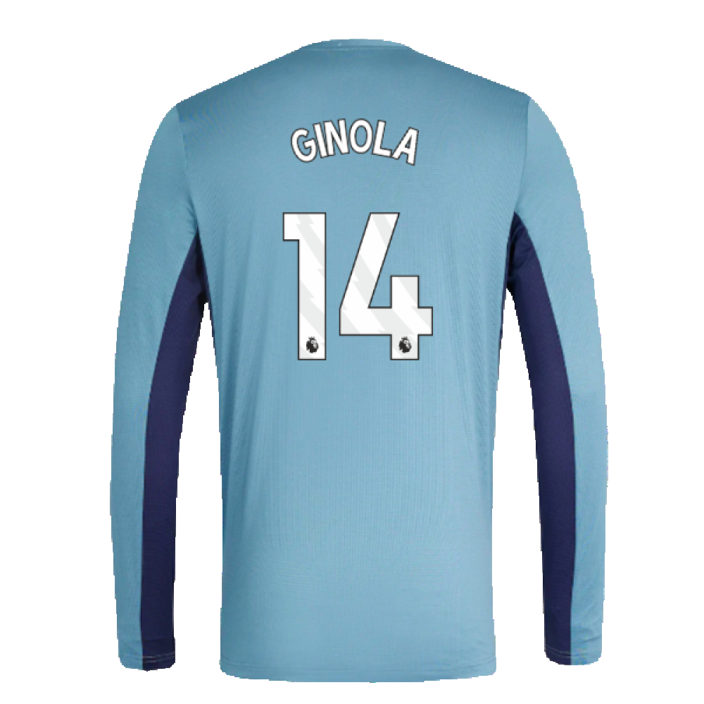 2023-2024 Newcastle Players Training Long Sleeve Tee (Bluestone) (Ginola 14)