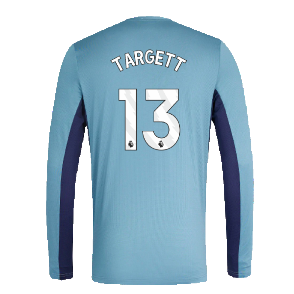 2023-2024 Newcastle Players Training Long Sleeve Tee (Bluestone) (Targett 13)