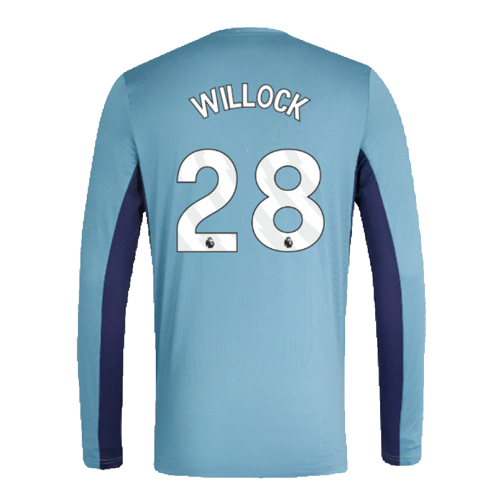 2023-2024 Newcastle Players Training Long Sleeve Tee (Bluestone) (Willock 28)