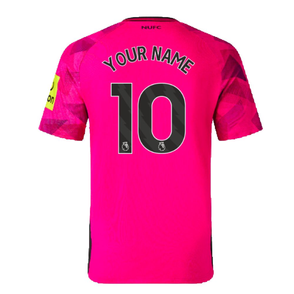 2023-2024 Newcastle Third Goalkeeper Shirt (Pink) (Your Name)