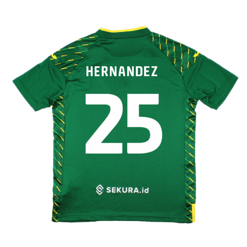 2023-2024 Norwich City Away Shirt (Kids) (Hernandez 25)