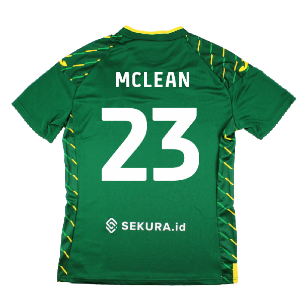 2023-2024 Norwich City Away Shirt (McLean 23)