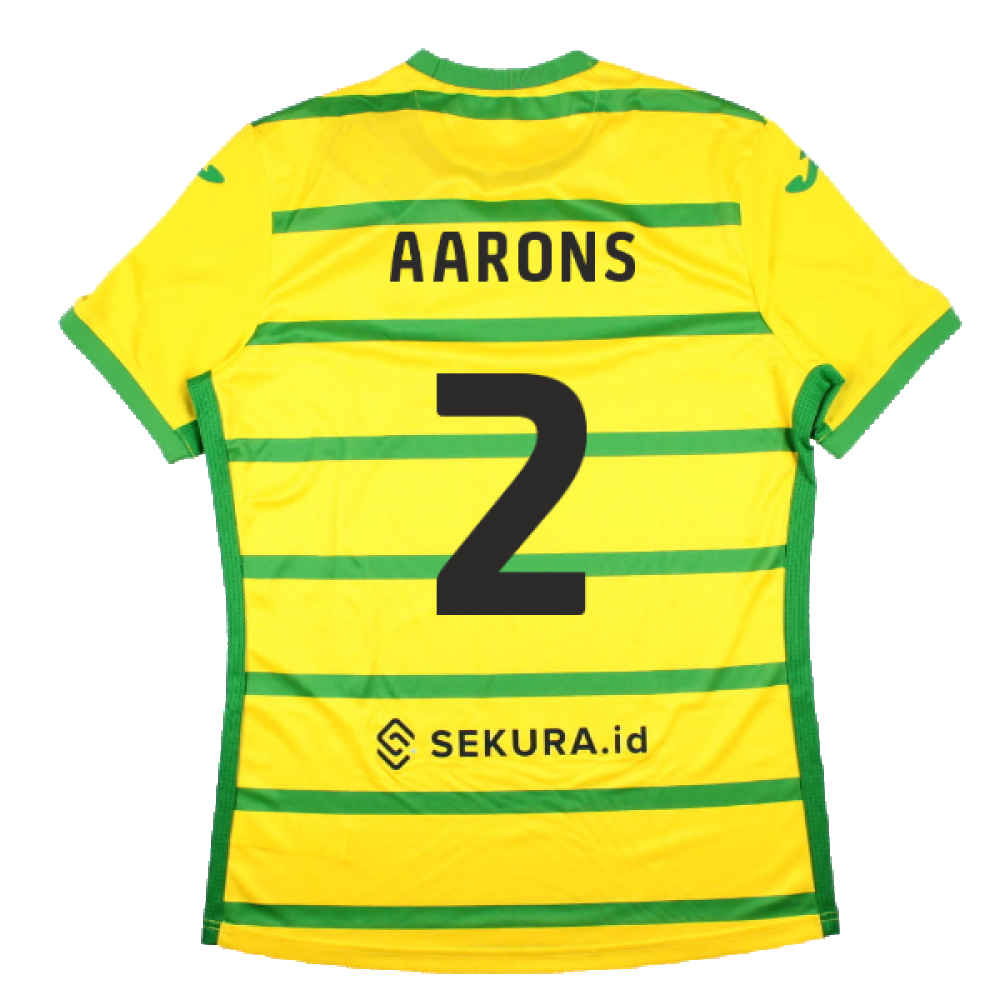 2023-2024 Norwich City Home Shirt (Aarons 2)